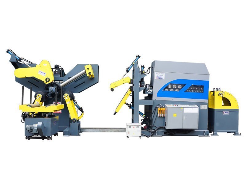 Desbobinador enderezador JC-400 para blanking fino