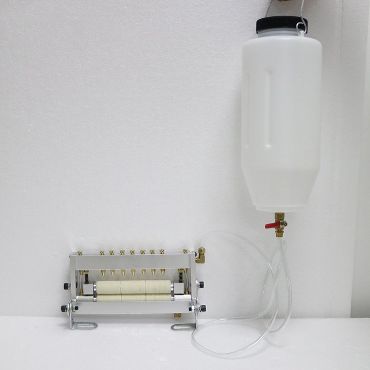 Alimentador de aceite para prensa: sistema de lubricación, vista 2