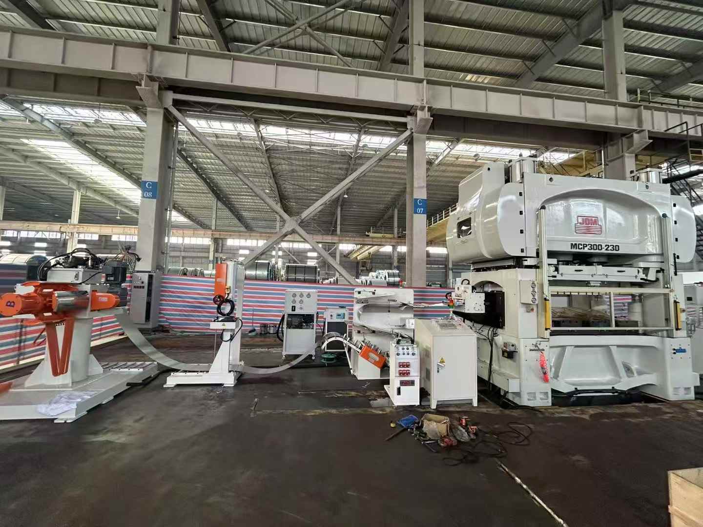 Niveladora tipo S de alta velocidad: equipo y configuración, vista 3
