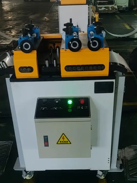 Niveladora doble etapa de precisión: equipo y configuración, vista 3